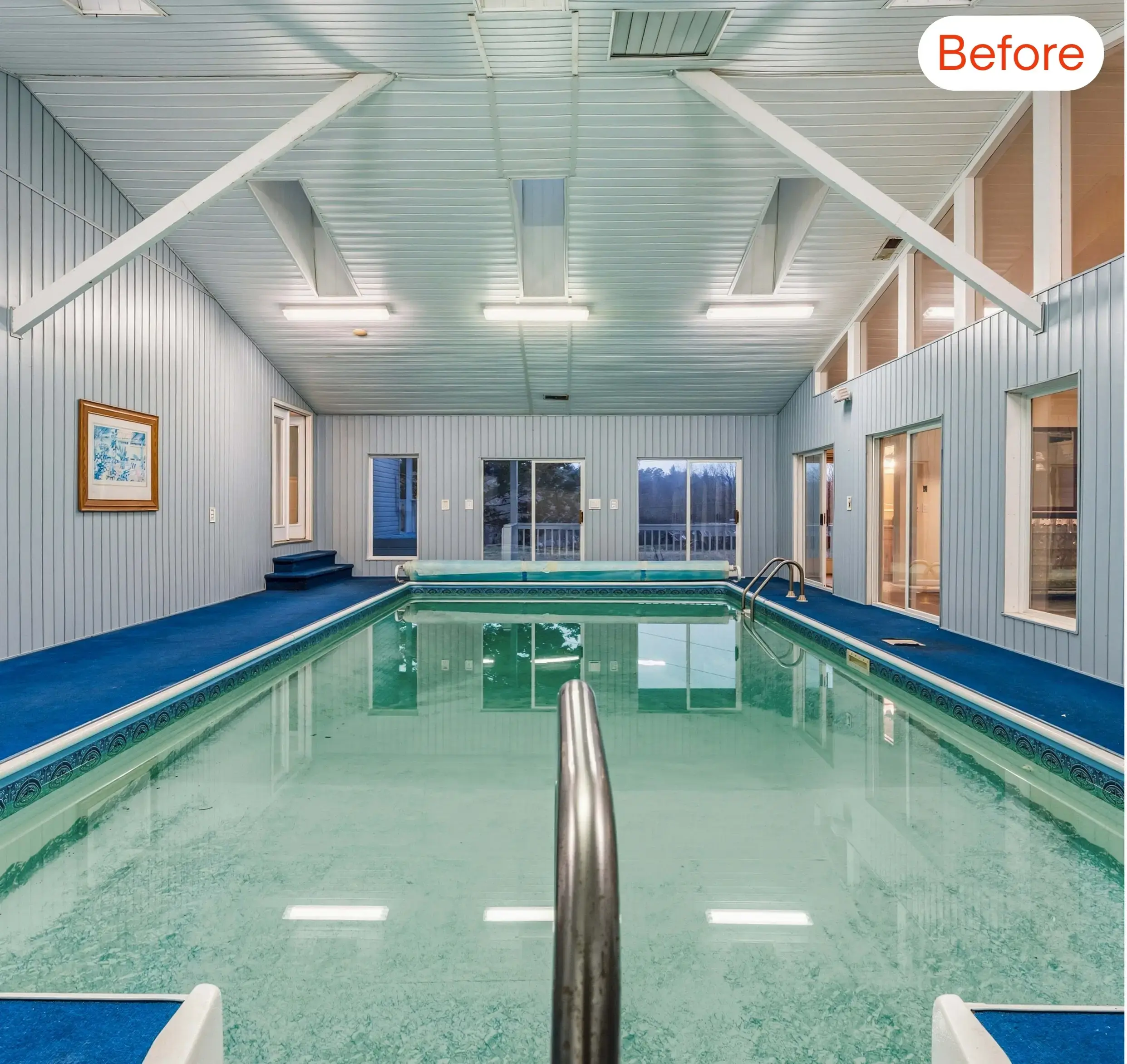 Water in Pool Before